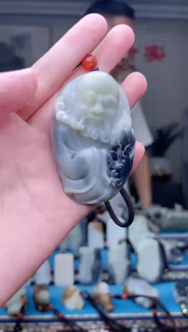 和田玉未镶嵌挂件1