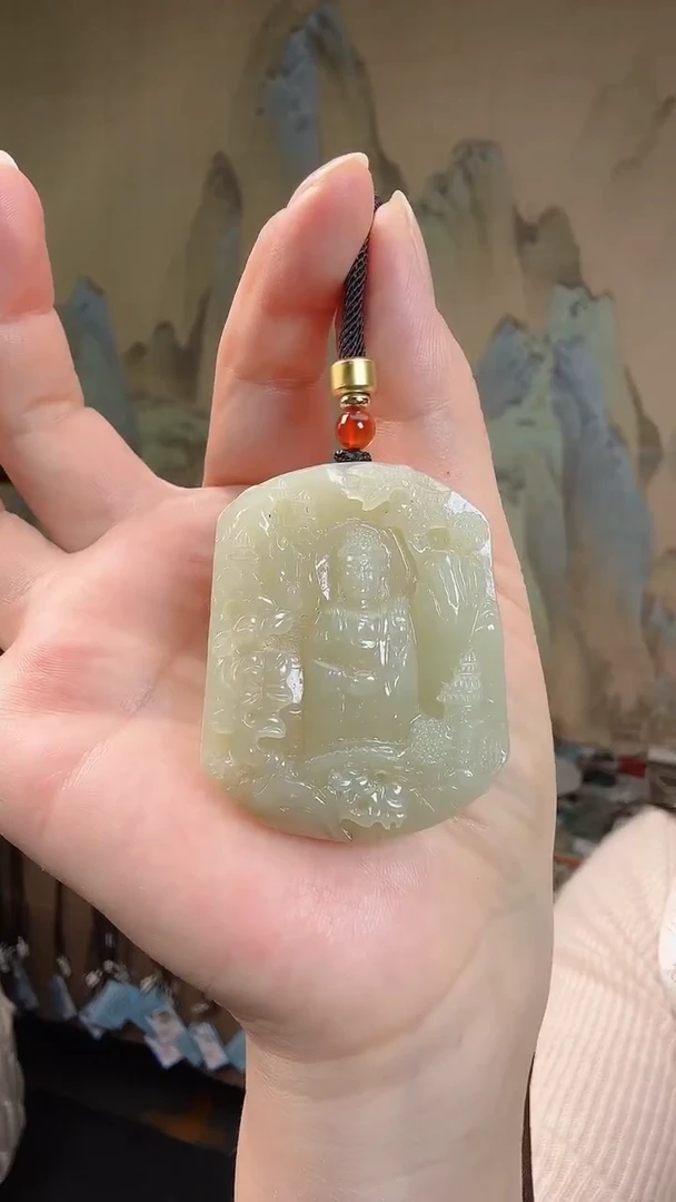 颈饰未镶嵌和田玉.