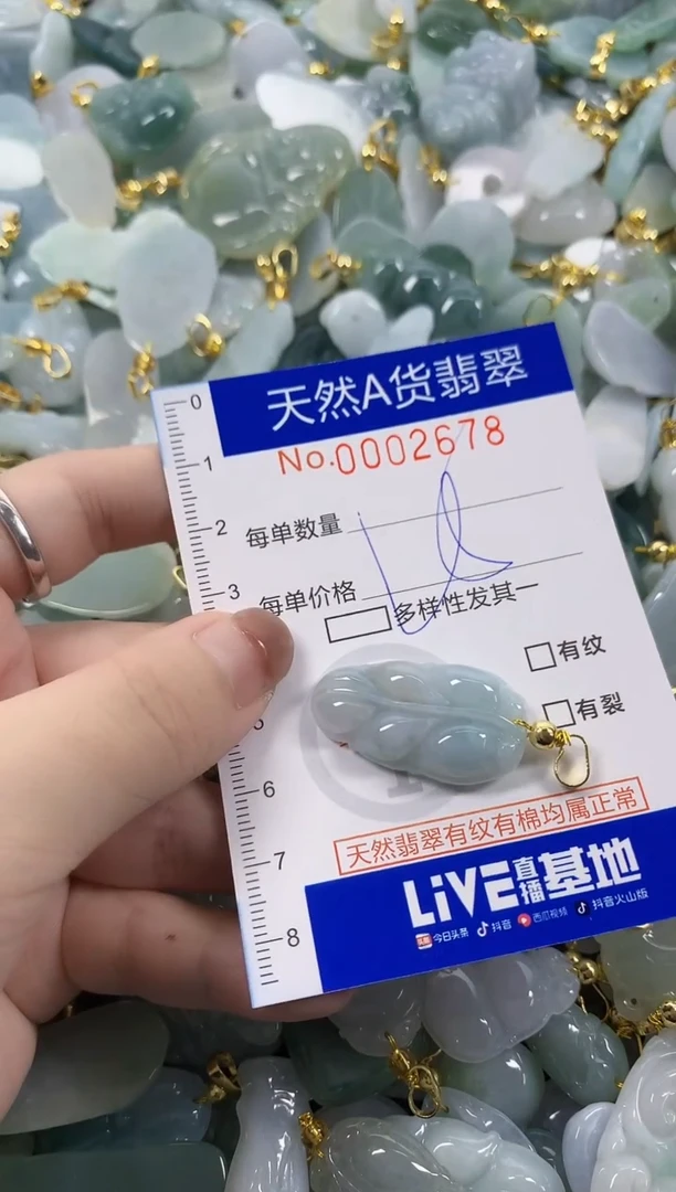 颈饰未镶嵌翡翠天然A货翡翠
