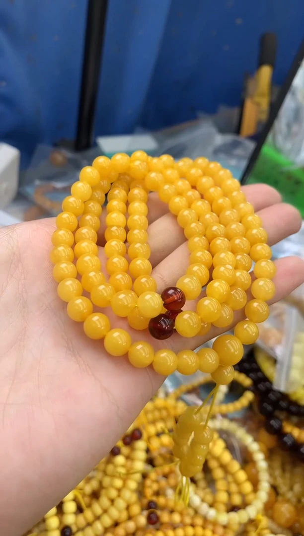 裸石蜜蜡未镶嵌链子