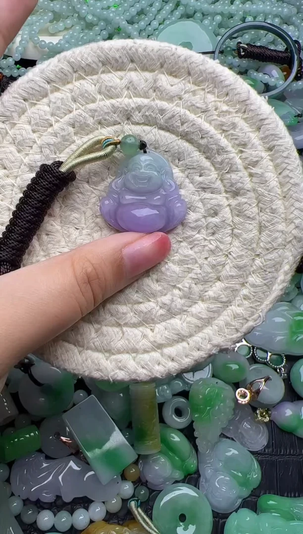 翡翠未镶嵌颈饰天然缅甸翡翠吊坠