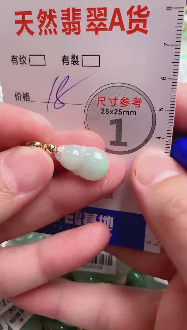 翡翠未镶嵌颈饰24002393