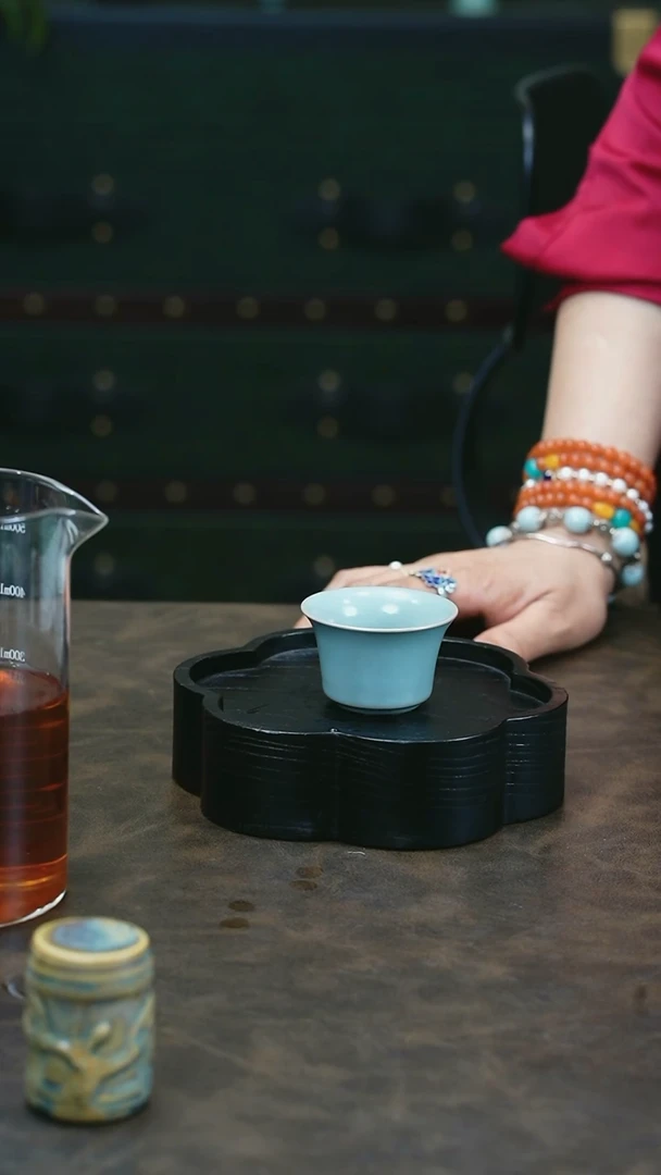 【闪购商品】 W宝丰宋官窑原产地汝瓷马蹄杯