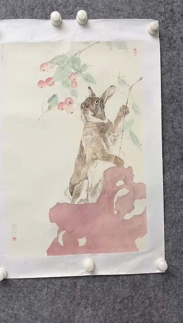 国画邹训精-2.5平尺-国画作品-GGyy