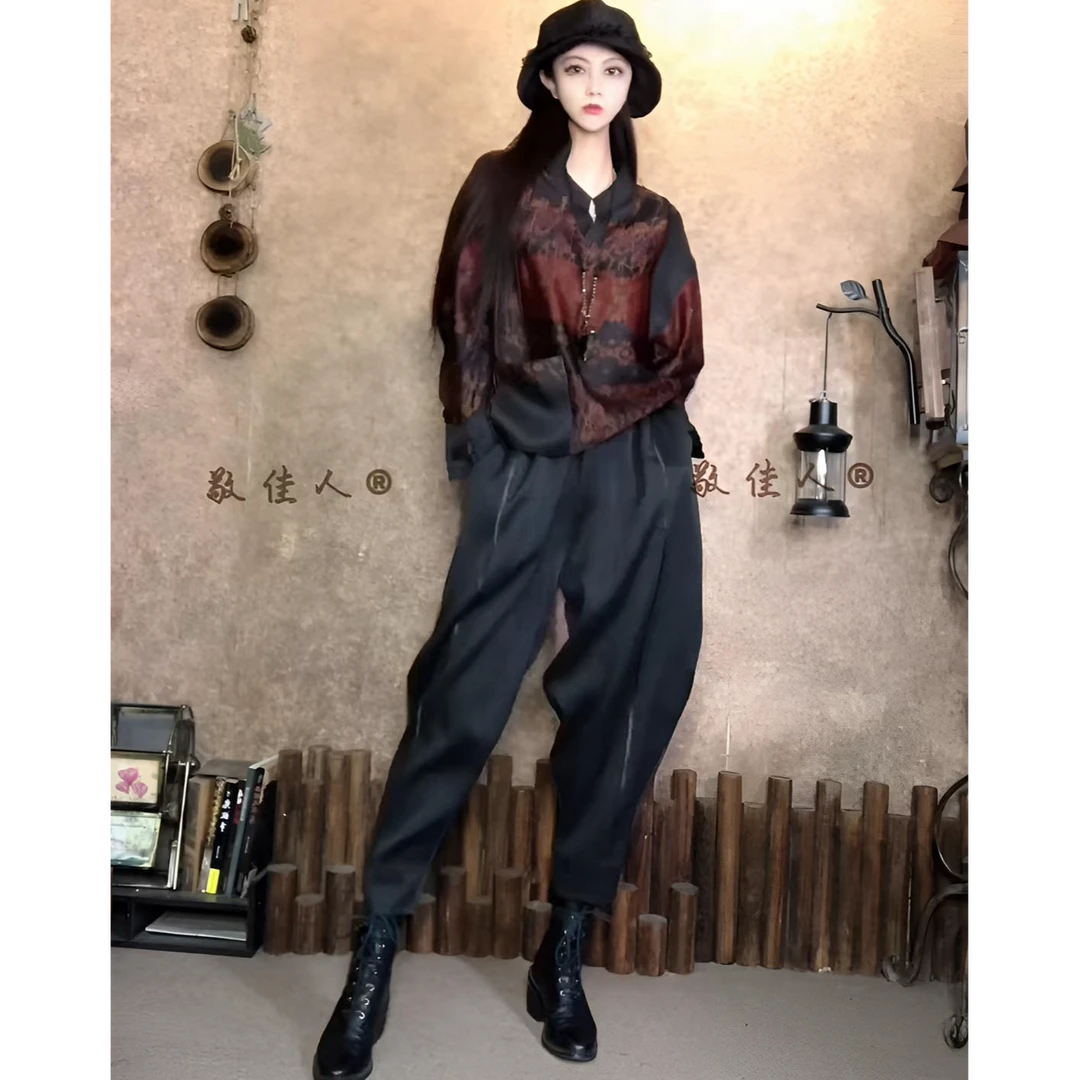 原创设计师香云纱春季新款时尚女装