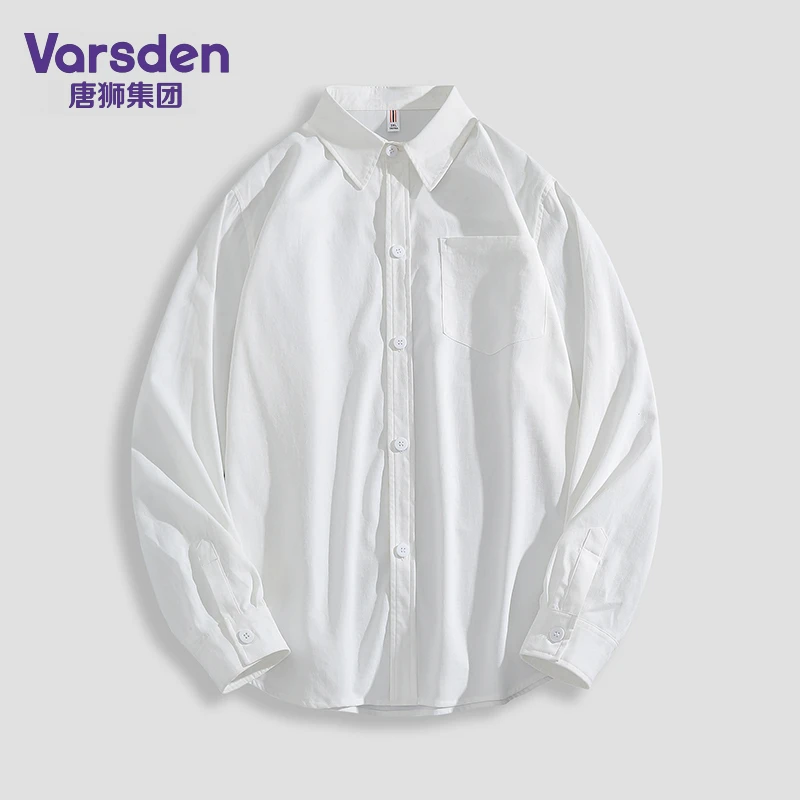 唐狮集团Varsden衬衫男长袖夏季薄款痞帅宽松衬衣高级感春秋西装