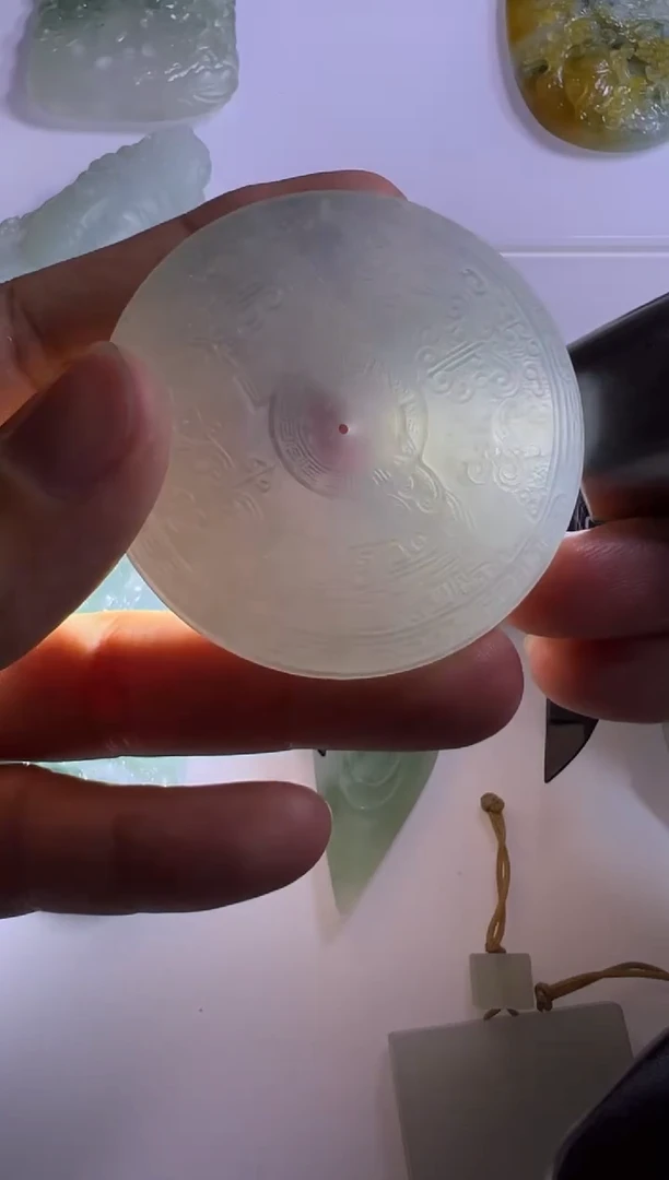 未镶嵌定制翡翠扣子