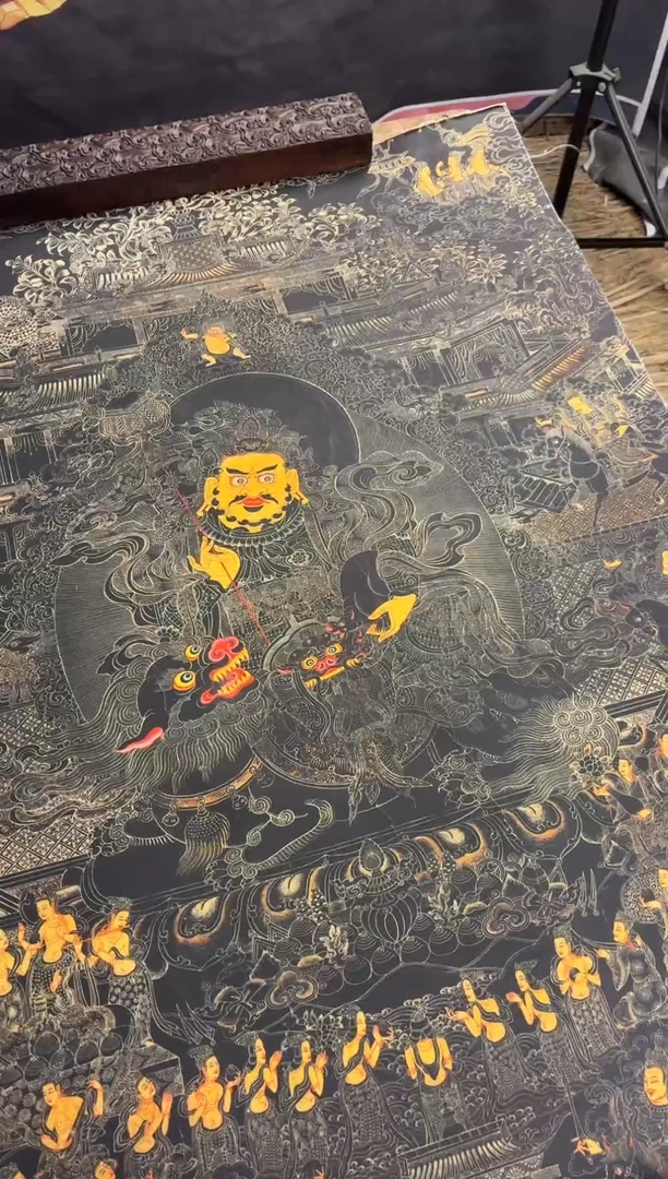 装裱画W996澄空梵像精品链接AA