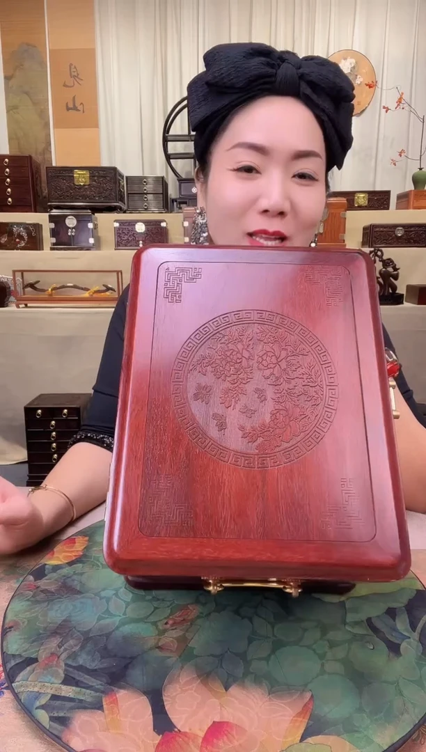 【闪购商品】紫檀木类成套家具紫檀首饰盒