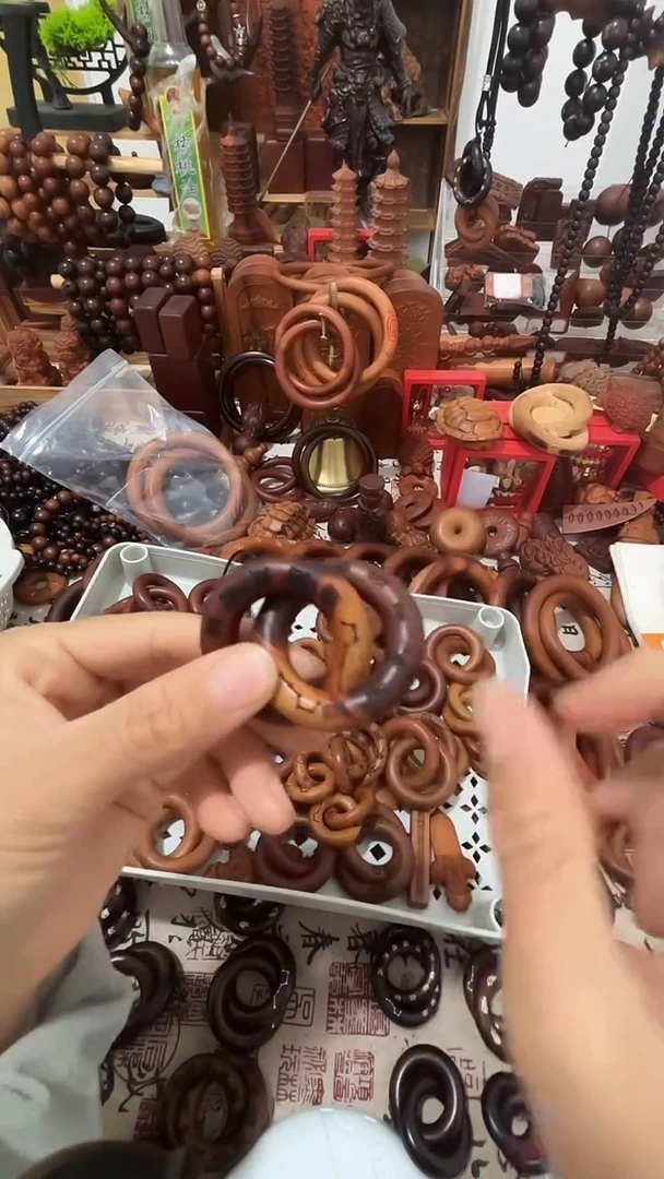 枣木乾坤圈桃木25圈口一物一拍