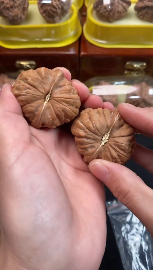 把件文玩核桃南瓜墩40尺s403