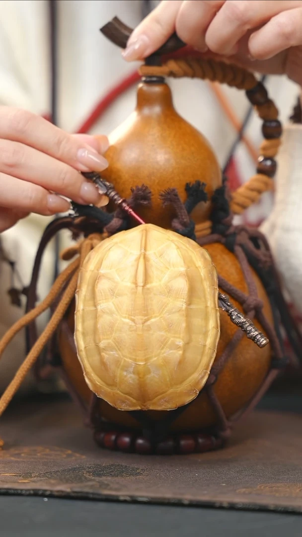 【闪购商品】RN149大漆酒葫芦不包手串及旋转底座