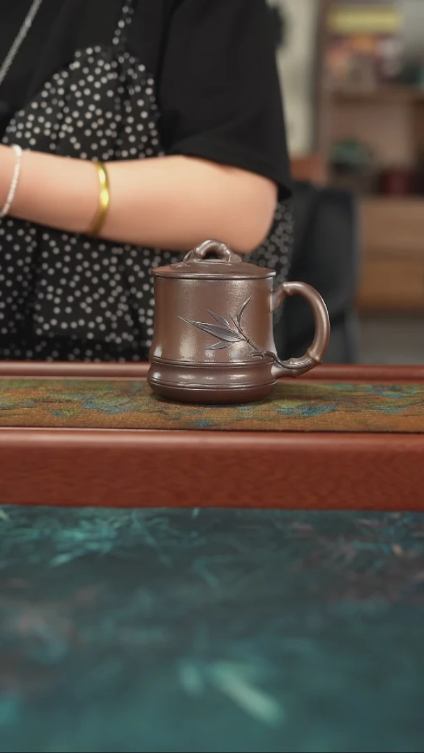 茶杯紫砂柴烧4变紫砂杯