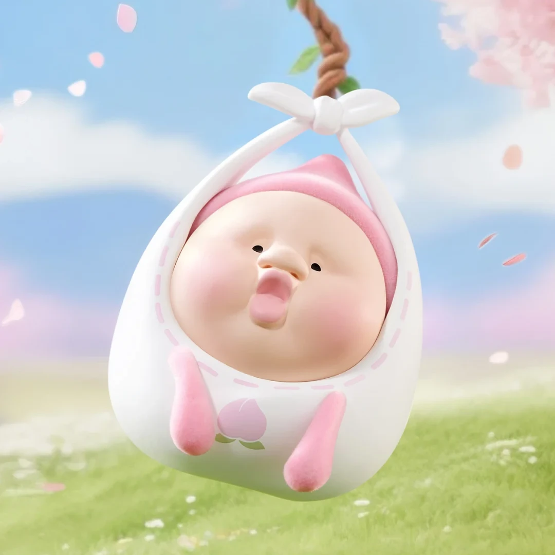 【开盒不退不H】屁桃君运动达人系列盲盒潮玩手办公仔玩偶娃娃摆件