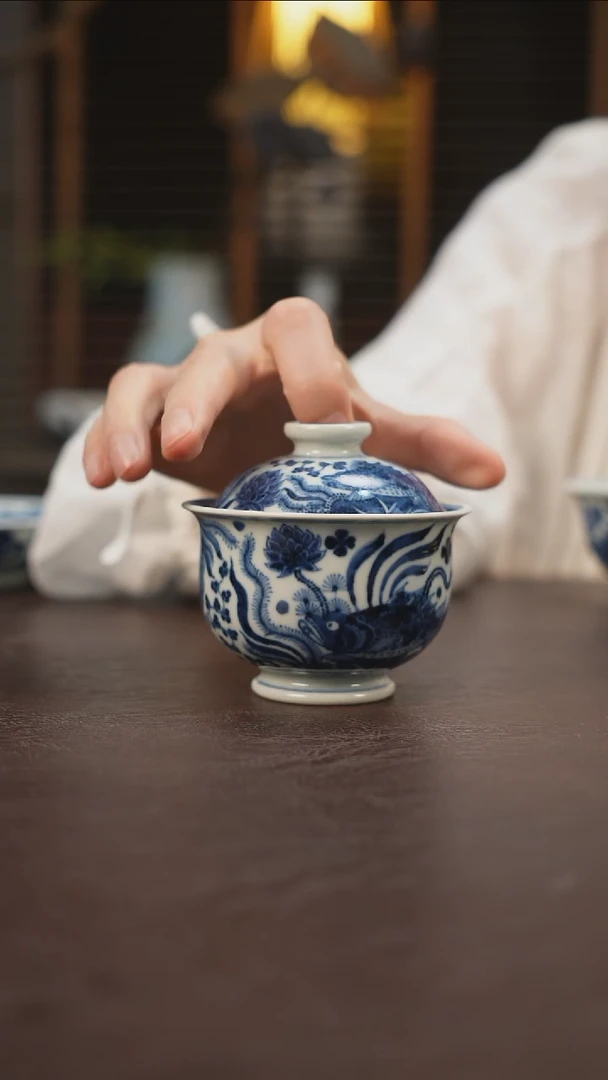 杯景德镇陶瓷杯碗柴烧多人T58