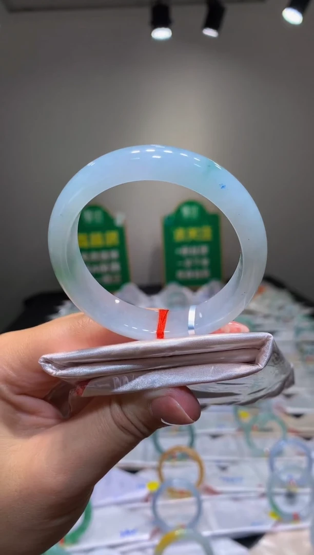 未镶嵌手镯翡翠K74天然A货缅甸翡翠52.6