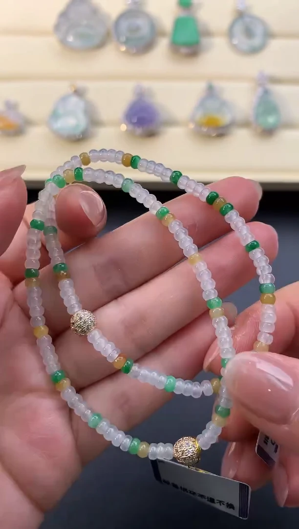 【闪购商品】翡翠颈饰未镶嵌D786 多样性发一件