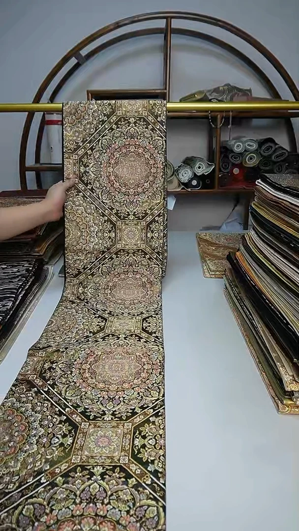 织绣38西阵织六通宝相花