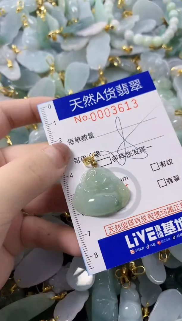 颈饰未镶嵌翡翠天然A货翡翠