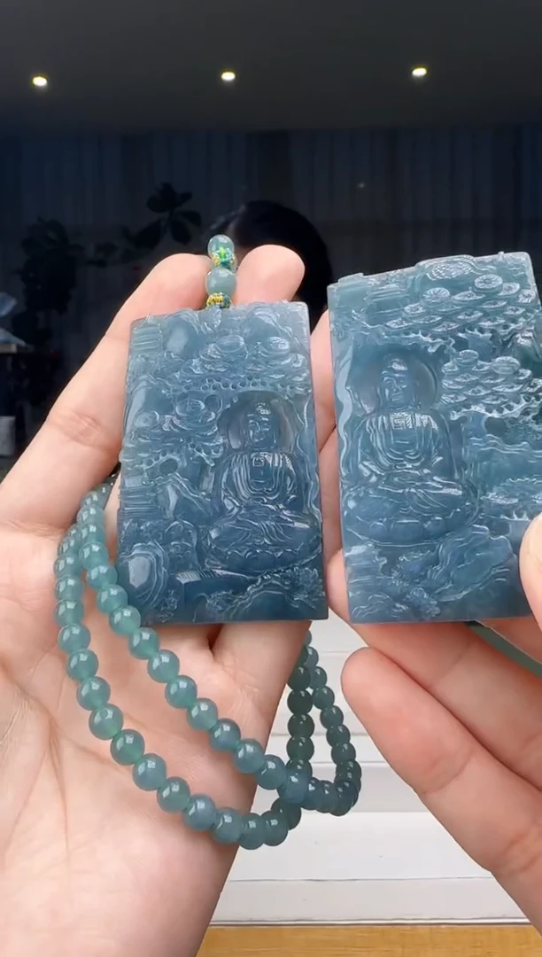 【闪购商品】翡翠吊坠(赠链)未镶嵌多样性发一XM@@960Q3J11210