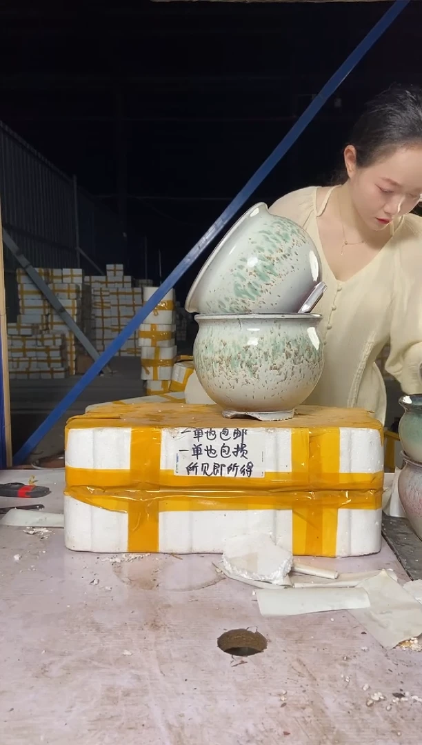 宜兴紫砂粗陶花盆20/17