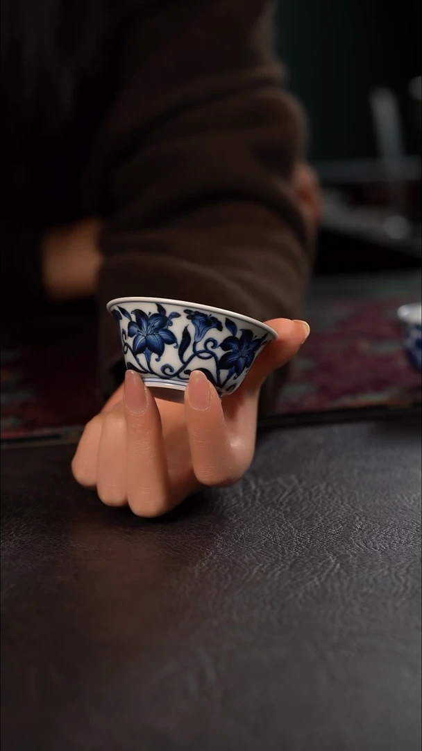 洪印慕明百合小马蹄杯