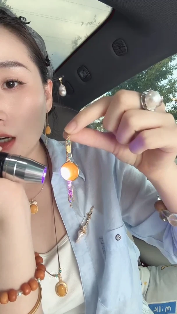 无925银鸡油黄高品质手链