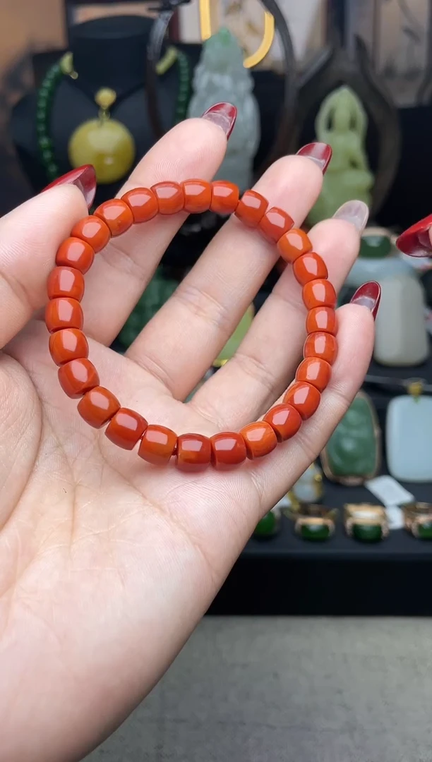 【闪购商品】南红玛瑙手链未镶嵌手串n069