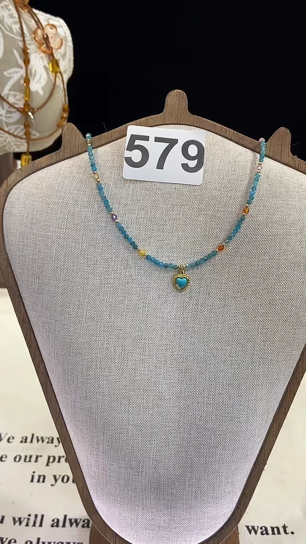 项链钛钢淡水珍珠579