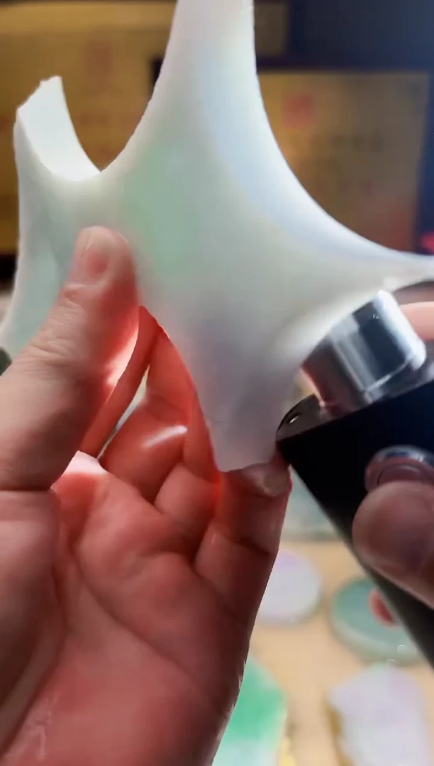 翡翠挂件未镶嵌A货张麦8718