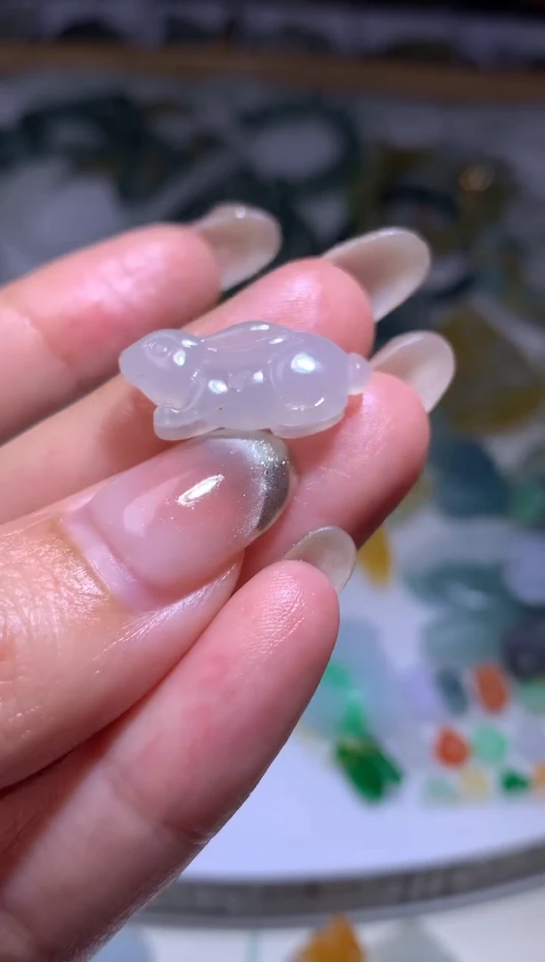 未镶嵌定制翡翠毛货