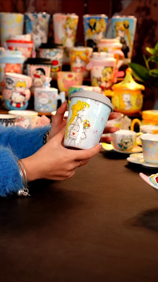 【瓷韵】景德镇全手工手绘杯杯