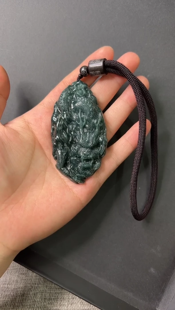 翡翠把件未镶嵌龙-561949