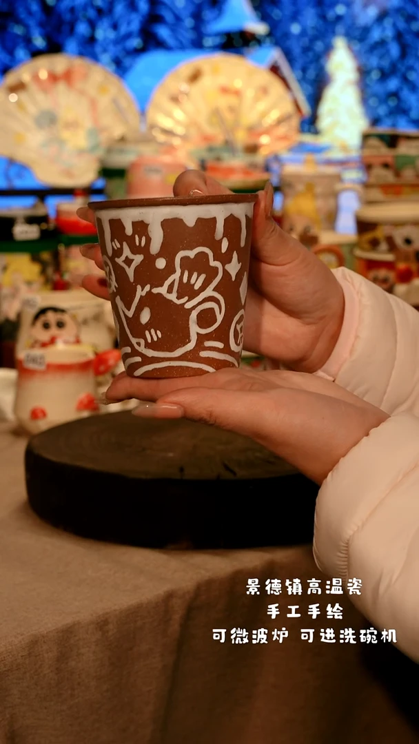 陶瓷020景德镇设计师款高温陶瓷手工手绘餐具盘子
