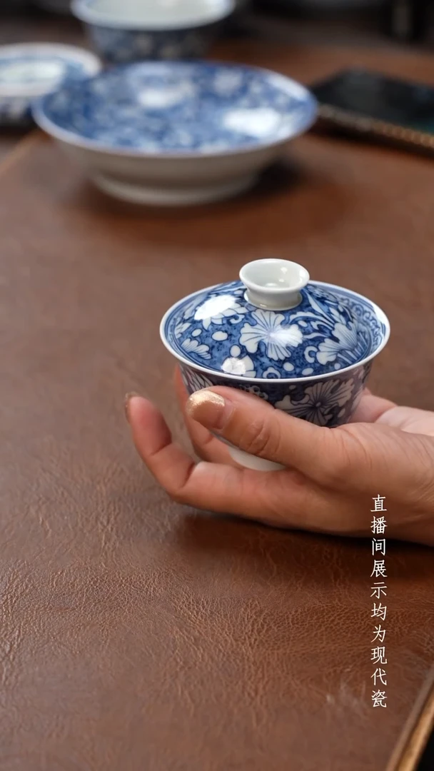 茶器茶器一鹭盖碗