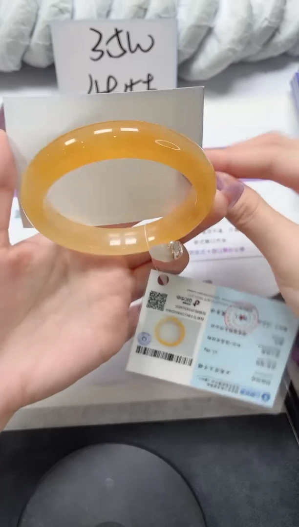 石英质玉手镯未镶嵌213-62.4黄龙