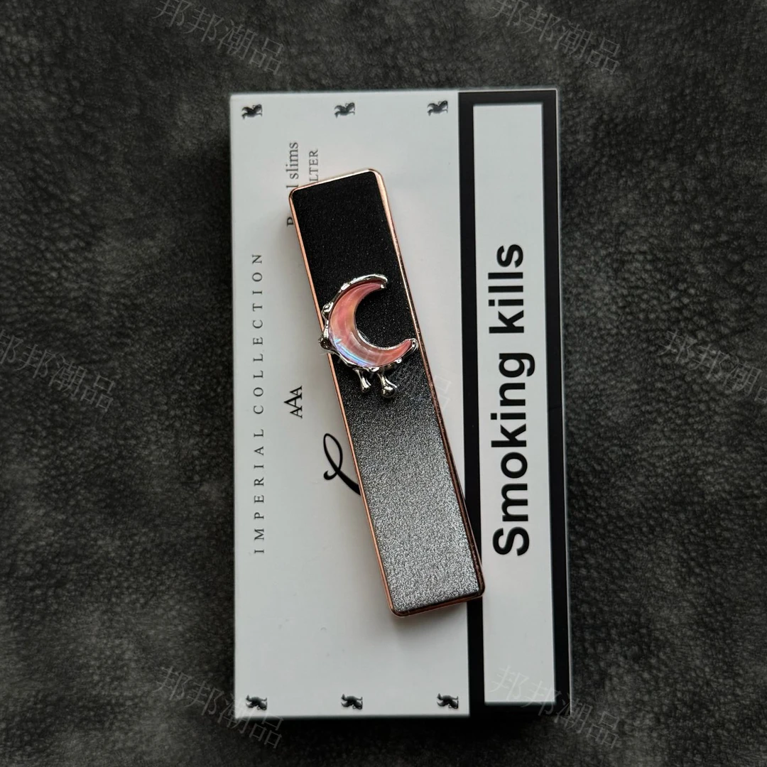 BANG原创金属电子静音渐变女士电磁点烟器打火机礼物防风打火机26