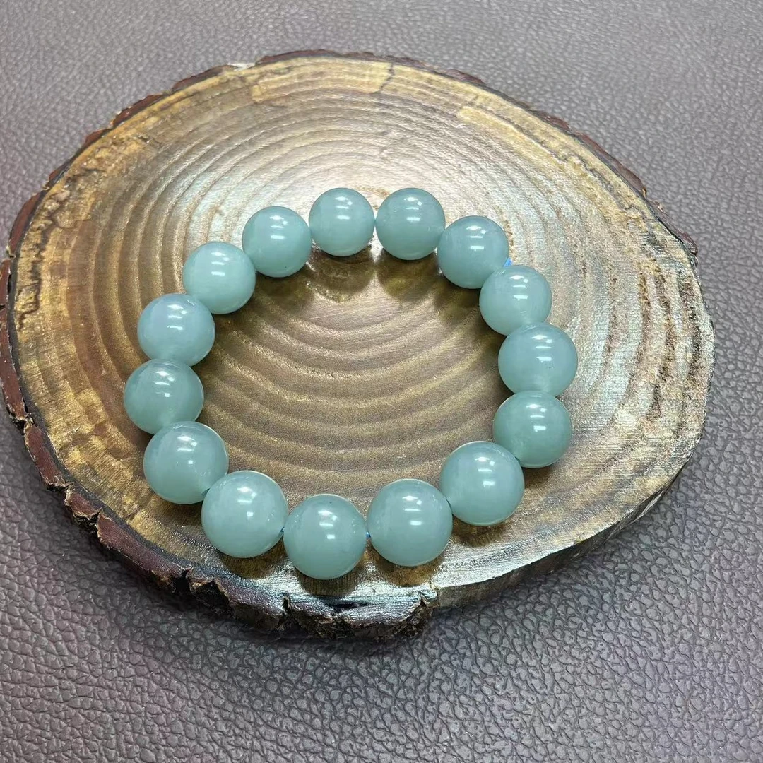 天青冻圆珠手串-卡14