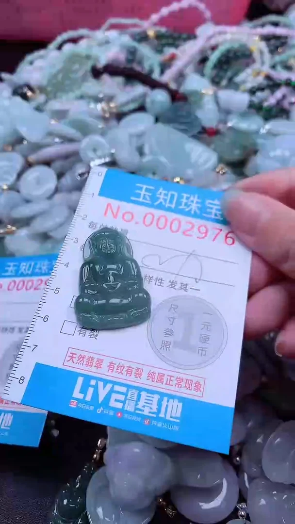 翡翠未镶嵌吊坠(不含链)2976