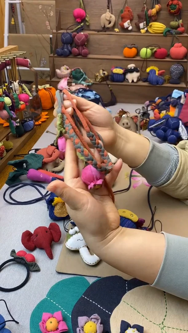 石榴腰链 布艺配饰