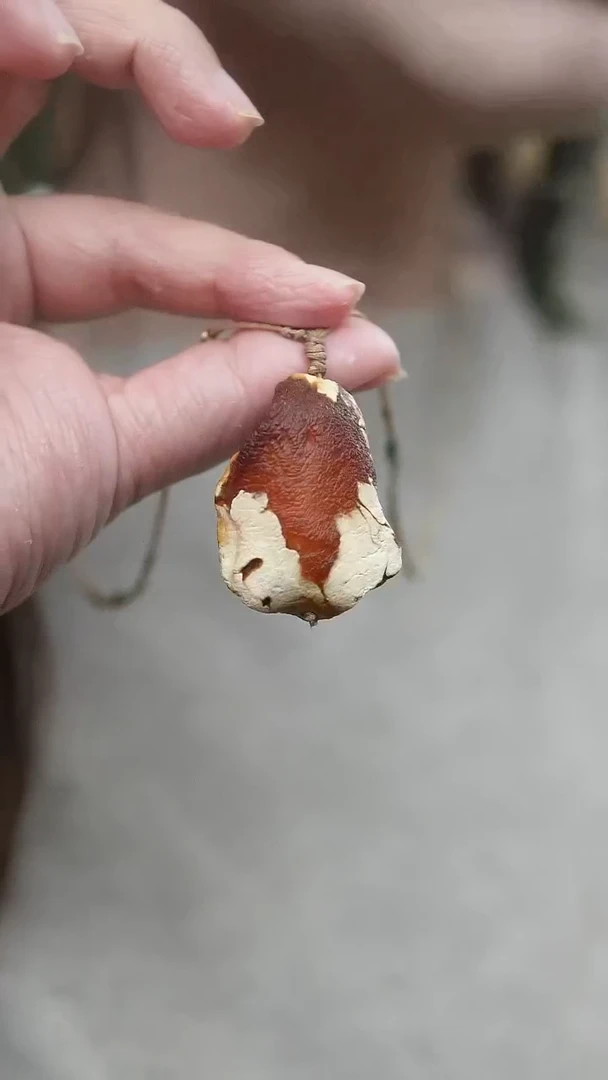 琥珀颈饰未镶嵌蜜蜡吊坠