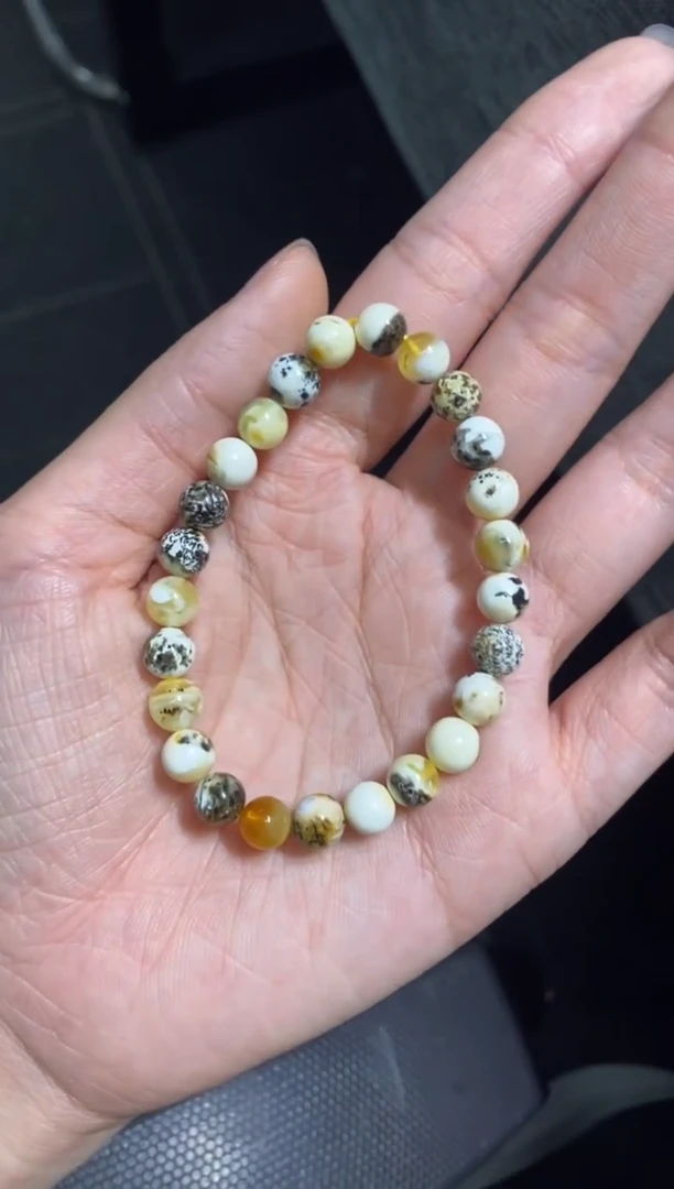 未镶嵌蜜蜡裸石（静）奥利奥手串