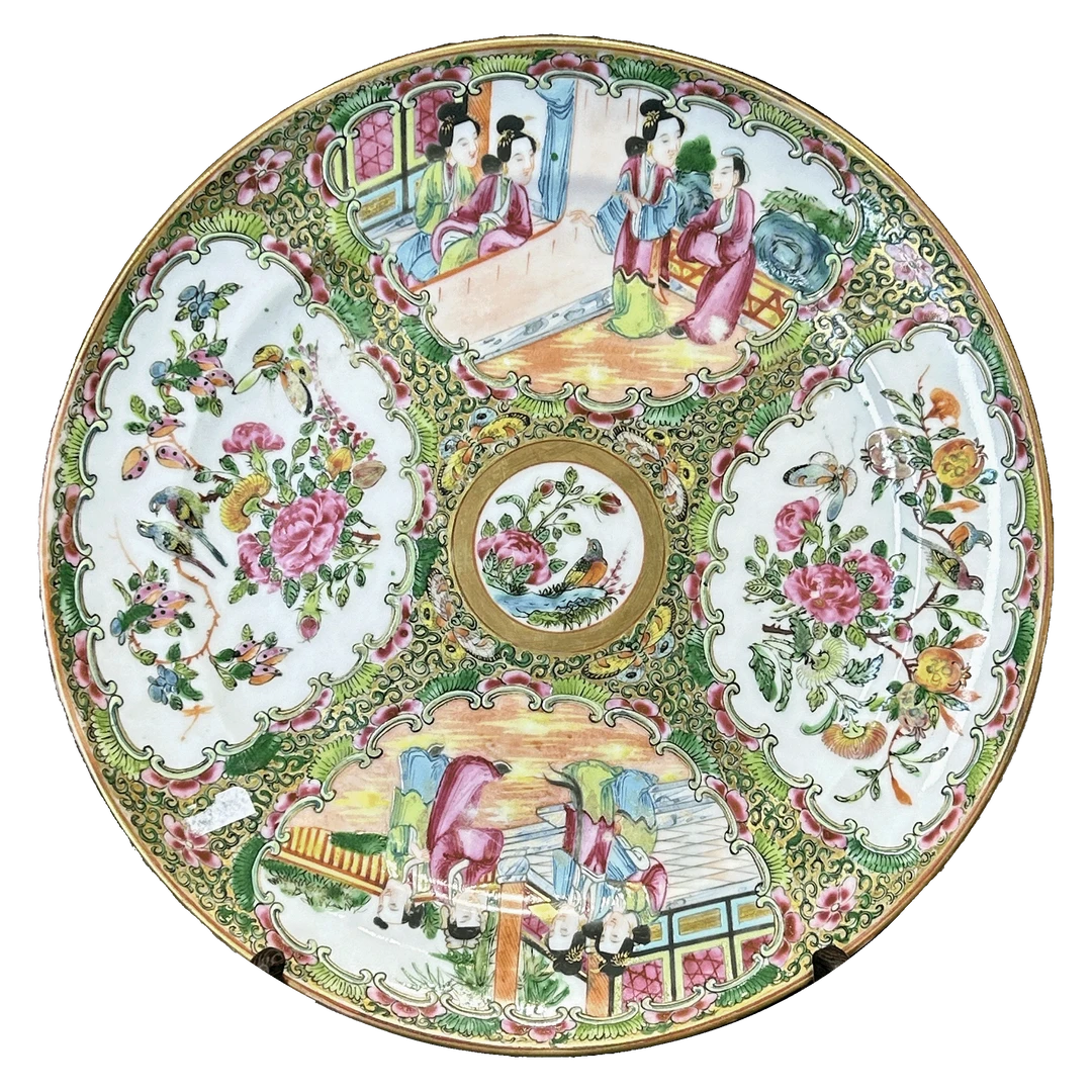 25012995x广彩人物故事纹盘