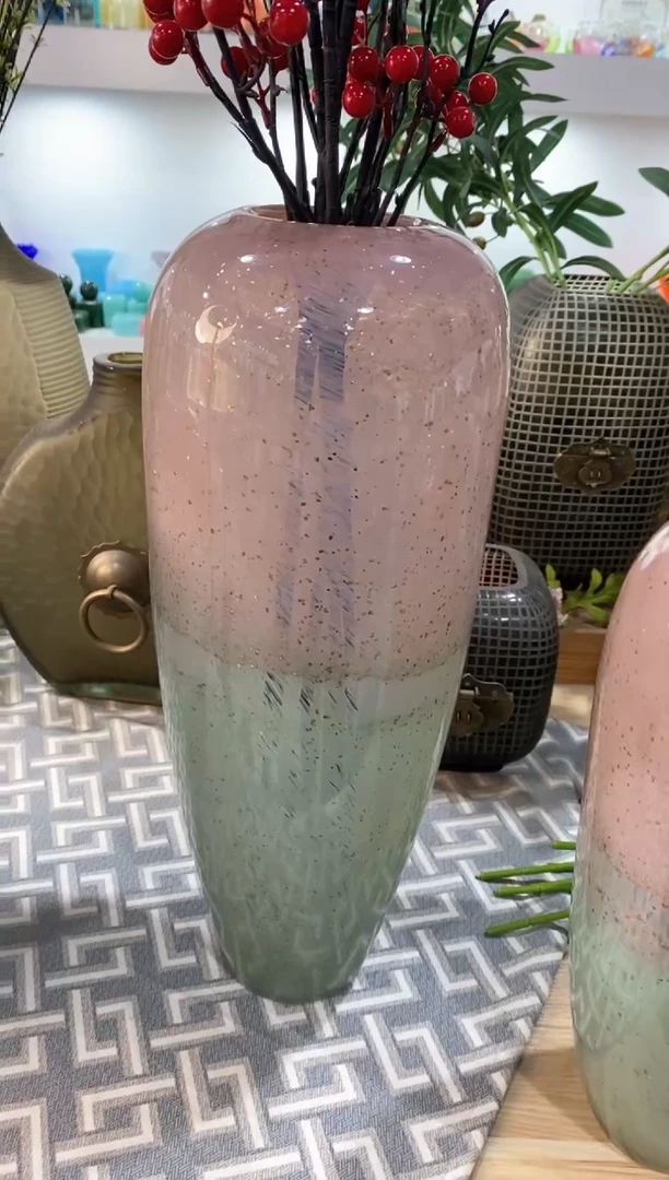 【闪购商品】琉璃慕忆家花瓶大号