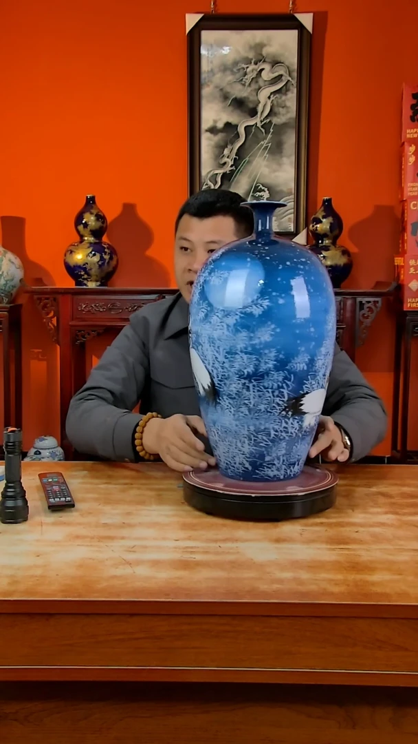 【闪购商品】摆件景德镇高端陶瓷摆件瓶1