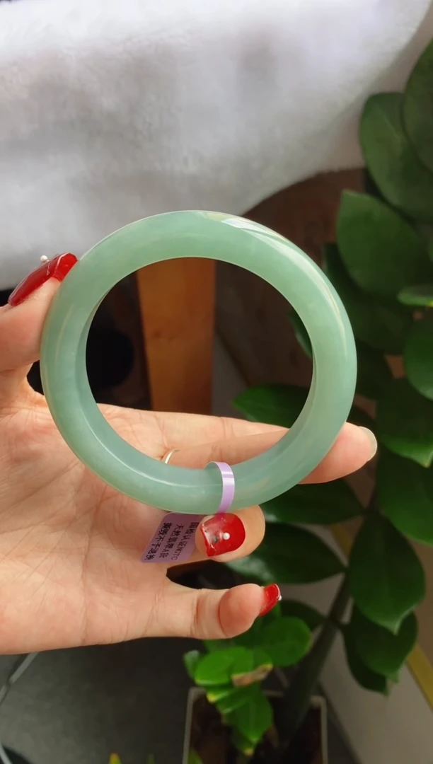 【闪购商品】翡翠手镯未镶嵌（老坑湖水绿海蓝）6号