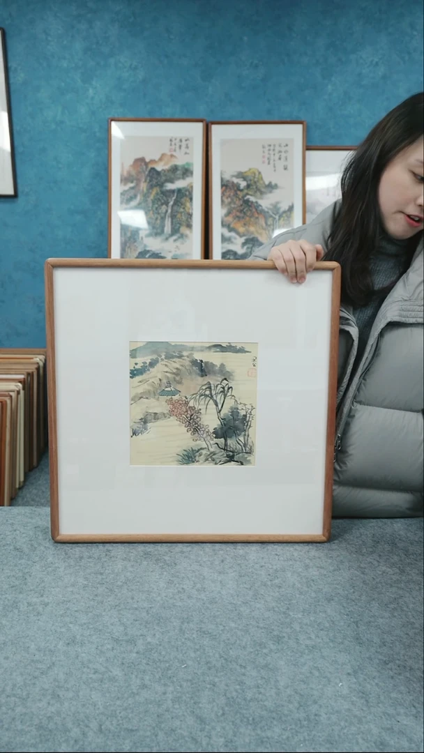 【闪购商品】国画50*50本土老师山水