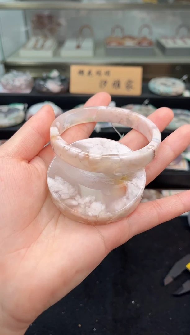 未镶嵌手镯石英质玉62圈口（赠品镯心）1376547