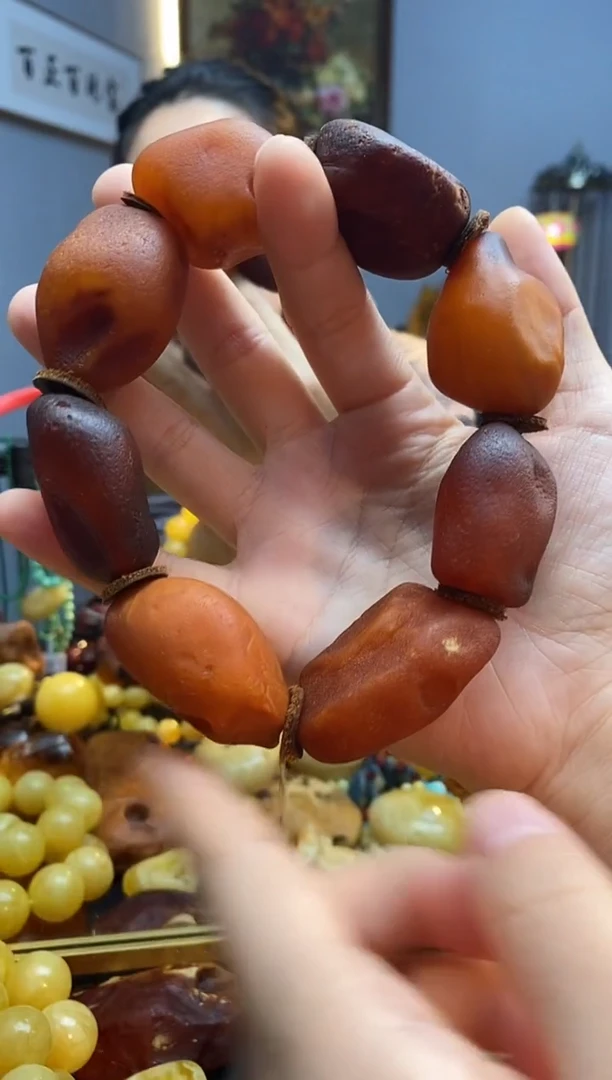 手链琥珀未镶嵌手串
