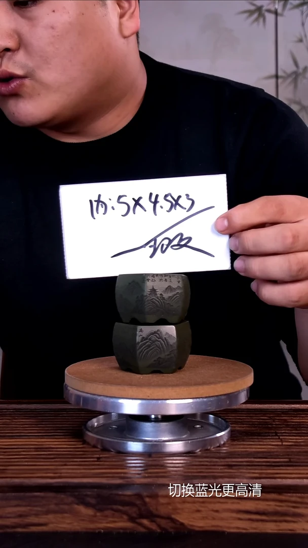 紫砂花盆紫砂花盆-2只微假